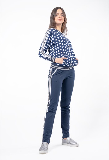 Dot Jacket with Trouser Set