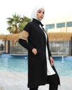Black Colored Jacket With Pants - 3 Pieces