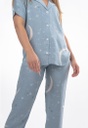 Gray Star &amp; Moon Pajamas Set