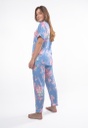 Flowery Blue Pajamas Set