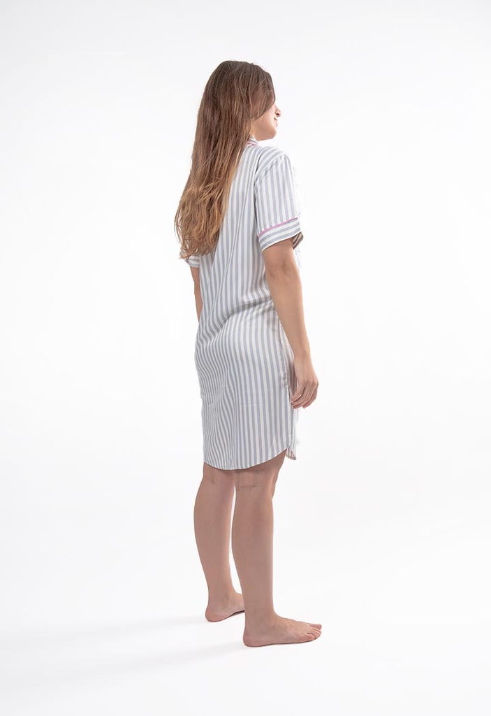 Gray Medium Length Dress