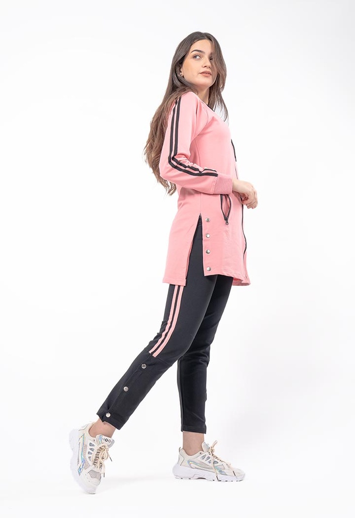 Pink Jacket with Trouser Set